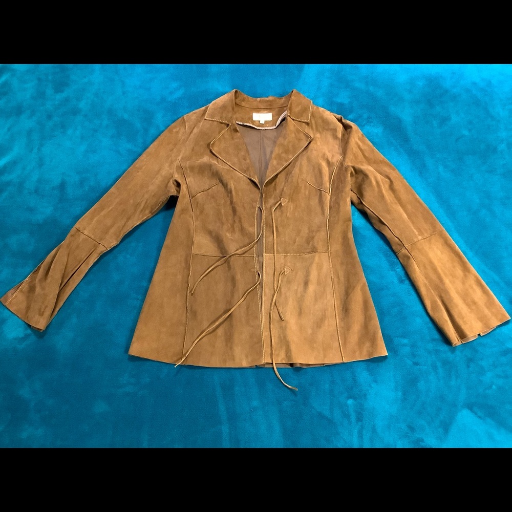 Kos Suede Lightweight Back Slits Jacket